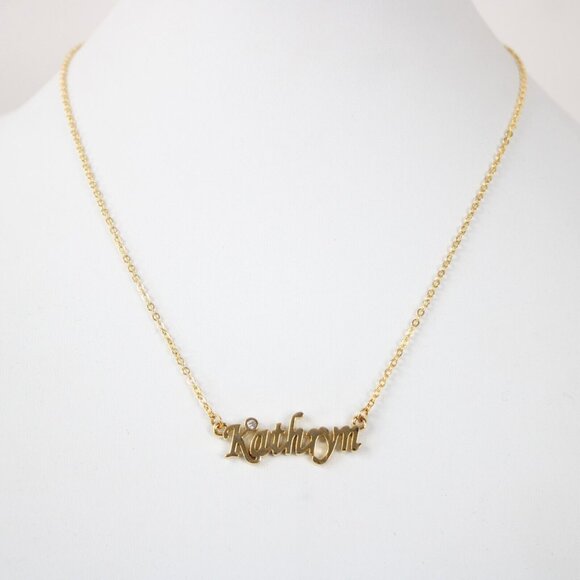 KATHRYN Goldtone Rhinestone Accent 14.5" w 4.5" Multi Ring Ext Necklace - Picture 2 of 6